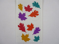 Mrs Grossman Autumn Fall Leaves Sticker Sheet / Module - Vintage & Collectible - Stationery Journal Scrapbook Diary Notebook Planner Schedule Gift