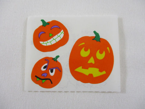 Mrs Grossman Pumpkin Halloween A Sticker Sheet / Module - Vintage & Collectible