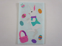 Mrs Grossman Easter Rabbit Egg Basket Sticker Sheet / Module - Vintage & Collectible - Stationery Journal Scrapbook Diary Notebook Planner Schedule Gift