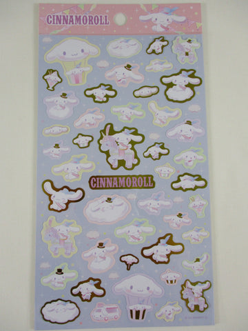 Cute Kawaii Sanrio Cinnamoroll dog Large Sticker Sheet - B - for Journal Planner Craft Diary Project Organizer Gift Favorite