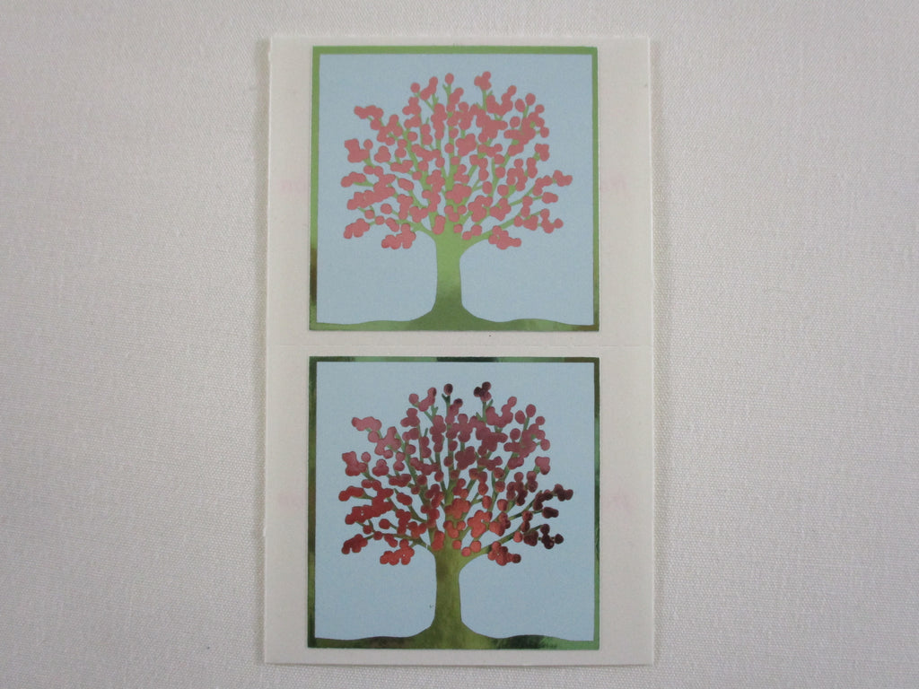 Mrs Grossman Spring Tree Sticker Sheet / Module - Vintage & Collectible - Stationery Journal Scrapbook Diary Notebook Planner Schedule Gift