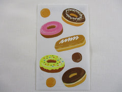 Mrs Grossman Frosted Donuts Sticker Sheet / Module - Vintage & Collectible - for Scrapbook Journal Planner Diary Notebook Decor Gift