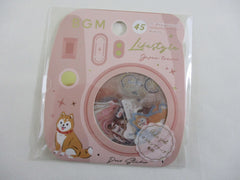 Cute Kawaii BGM Lifestyle Series Flake Stickers Sack - Japan Trip Vacation City Mountain Nature - for Journal Agenda Planner Scrapbooking Craft