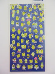 Cute Kawaii Mind Wave Night Party Fun Funny Chicks Sticker Sheet - for Journal Planner Craft Diary Gift Schedule