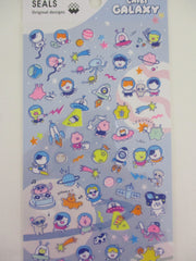 Cute Kawaii Mind Wave Ori Animal Anime Chibi Galaxy Astronaut Space Alien Sticker Sheet - for Journal Planner Craft Diary Gift Schedule