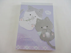 Cute Kawaii Cat Kitten 4 x 6 Inch Notepad / Memo Pad - Stationery Designer Paper Collection