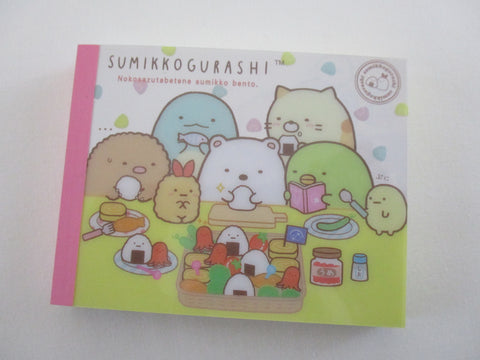 Cute Kawaii San-X Sumikko Gurashi 𐔌՞. .՞𐦯 ᢉ𐭩.ᐟ Midi Notepad / Memo Pad - B - Stationery Penpal Diary Gift