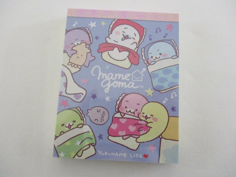 Cute Kawaii San-X Mamegoma Seal 𐔌՞. .՞𐦯 ᢉ𐭩.ᐟ Midi Notepad / Memo Pad - A - Stationery Penpal Diary Gift