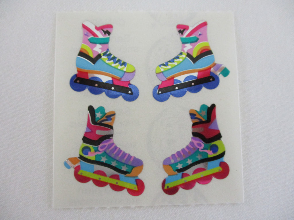 Sandylion Sport Rollerblade Shiny Mylar Sticker Sheet / Module - Vintage & Collectible