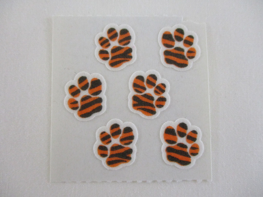 Sandylion Paws Fuzzy Sticker Sheet / Module - Vintage & Collectible