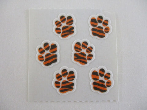 Sandylion Paws Fuzzy Sticker Sheet / Module - Vintage & Collectible