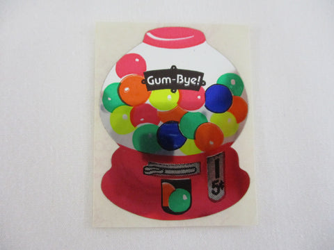 Sandylion Gumballs Gum-Bye Shiny Mylar Sticker Sheet / Module - Vintage & Collectible