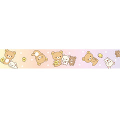 Cute Kawaii San-X Rilakkuma Glitter Washi / Masking Deco Tape - E - for Scrapbooking Journal Planner Craft Schedule Agenda