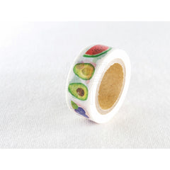 Cute Kawaii MW Foodies Washi / Masking Deco Tape - C - Fruits and Vegetables - for Scrapbooking Journal Planner Craft