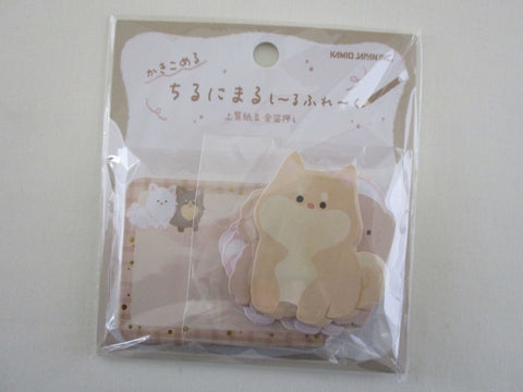 Cute Kawaii Kamio Write on Flake Stickers Sack - Puppy - for Journal Planner Agenda Craft Scrapbook