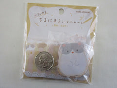 Cute Kawaii Kamio Write on Flake Stickers Sack - Hamster - for Journal Planner Agenda Craft Scrapbook