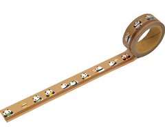 Cute Kawaii Hamamonyo Washi / Masking Deco Tape ♥ Panda Bear Book Library Study for Scrapbooking Journal Planner Craft