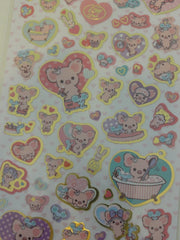 Cute Kawaii San-X Piggy Girl Bed and Bath Sticker Sheet