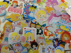 z Princess Fairy Tale Flake Sack Stickers - 58 pcs