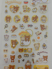 Cute Kawaii San-X Rilakkuma Eggs Breakfast Sticker Sheet