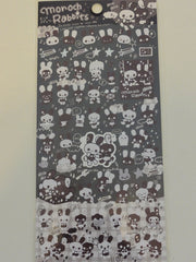 Cute Kawaii San-X Monoch Rabbits Sticker Sheet