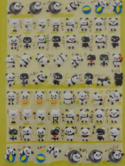 Cute Kawaii Crux Chima Friends Panda Sticker Sheet