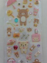 Cute Kawaii San-X Rilakkuma Spring Time Puffy Sticker Sheet
