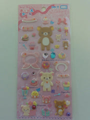 z Cute Kawaii San-X Rilakkuma Sweets Puffy Sticker Sheet