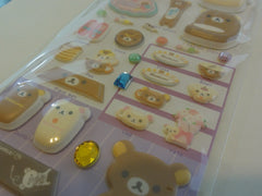 Cute Kawaii San-X Rilakkuma Home Sweet Home Puffy Sticker Sheet