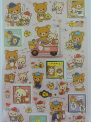 Cute Kawaii San-X Rilakkuma Sticker Sheet 2019 - Always with Rilakkuma A - for Planner Journal Scrapbook Craft Gift