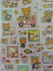 Cute Kawaii San-X Rilakkuma Sticker Sheet 2019 - Always with Rilakkuma A - for Planner Journal Scrapbook Craft Gift