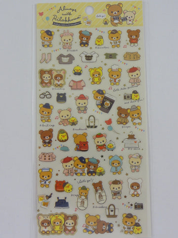 Cute Kawaii San-X Rilakkuma Sticker Sheet 2019 - Always with Rilakkuma B - for Planner Journal Scrapbook Craft