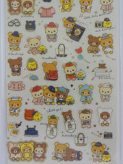 Cute Kawaii San-X Rilakkuma Sticker Sheet 2019 - Always with Rilakkuma B - for Planner Journal Scrapbook Craft