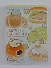 Cute Kawaii San-X Sumikko Gurashi Bakery Shop theme 4 x 6 Inch Notepad / Memo Pad - Stationery Designer Paper Collection