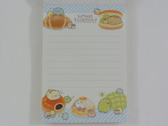 Cute Kawaii San-X Sumikko Gurashi Bakery Shop theme 4 x 6 Inch Notepad / Memo Pad - Stationery Designer Paper Collection