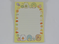 Cute Kawaii San-X Sumikko Gurashi Bakery Shop theme 4 x 6 Inch Notepad / Memo Pad - Stationery Designer Paper Collection