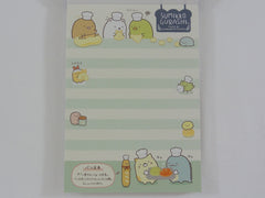 Cute Kawaii San-X Sumikko Gurashi Bakery Shop theme 4 x 6 Inch Notepad / Memo Pad - Stationery Designer Paper Collection