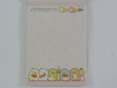 Cute Kawaii San-X Sumikko Gurashi Bakery Shop theme 4 x 6 Inch Notepad / Memo Pad - Stationery Designer Paper Collection