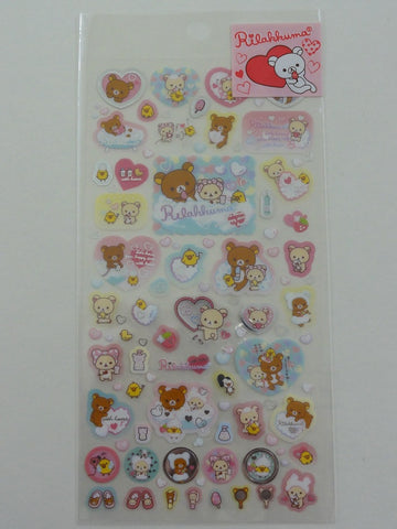 Cute Kawaii San-X Rilakkuma Bath Time Sticker Sheet