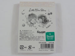 Cute Kawaii Sanrio Little Twin Stars Mini Notepad / Memo Pad - Stationery Designer Paper Collection