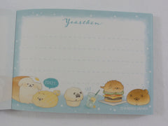 Cute Kawaii Kamio Bread Yeastken Bakery Cafe Mini Notepad / Memo Pad - B - Stationery Designer Writing Paper Collection