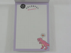 Cute Kawaii Crux Dino Mini Notepad / Memo Pad - A Colorful - Stationery Design Writing Collection
