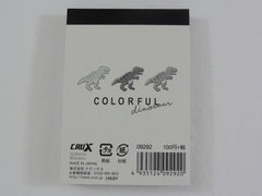 Cute Kawaii Crux Dino Mini Notepad / Memo Pad - A Colorful - Stationery Design Writing Collection