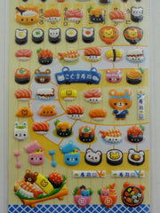 Cute Kawaii Kamio Bear Sushi Chef Shop Sticker Sheet
