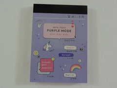 Cute Kawaii Crux Social Media Mode #Love #SNS #FAV Mini Notepad / Memo Pad - Stationery Design Writing Collection