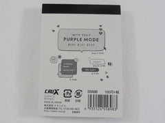 Cute Kawaii Crux Social Media Mode #Love #SNS #FAV Mini Notepad / Memo Pad - Stationery Design Writing Collection