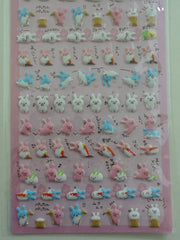 Cute Kawaii Crux Chima Friends Rabbits Bunny Sticker Sheet