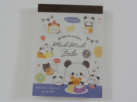Cute Kawaii Kamio Mochi Panda Mini Notepad / Memo Pad - R - Stationery Designer Writing Paper Collection
