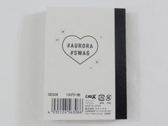 Cute Kawaii Crux Unicorn Game #Aurora #SWAG Mini Notepad / Memo Pad - Stationery Designer Paper Collection
