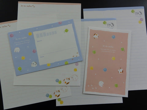 Crux Neko Cats and Yarn Balls Letter Sets